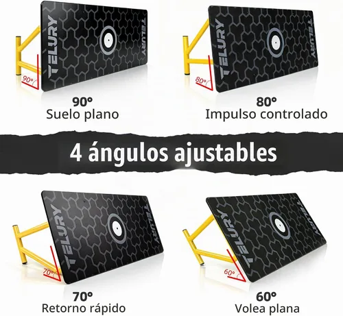 Vista 2 de Tablero de rebote de fútbol de 4 ángulos portátil