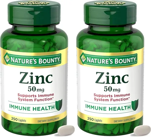 Vista 7 de Nature's Bounty Comprimidos de zinc, 50 mg, suplemento para apoyo inmunitario y antioxidante, promueve la salud de la piel, 250 comprimidos