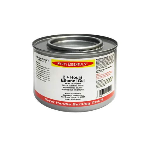 Vista 6 de Party Essentials - Kit de servicio para fiesta con calientaplatos y utensilios para servir, kit de repuestos, latas de combustible para calentar