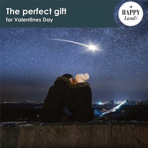 Vista 2 de happylandgifts® Estrella fugaz para él y ella con certificado personalizado Meteorito de hierro para entusiastas del espacio y la NASA 6º