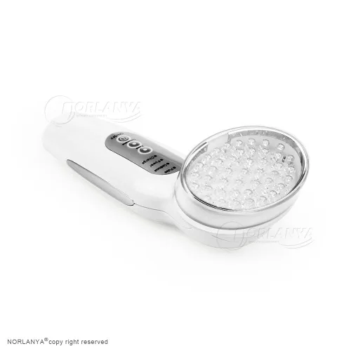 Vista 4 de NORLANYA - Dispositivo de terapia de fotones con luz LED roja para arrugas, colágeno para reforzar y levantar la piel, 660 nm LED luz roja