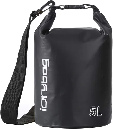 Vista 20 de IDRYBAG Bolsa seca para kayak impermeable 2L/5L/10L/15L/20L, pequeña bolsa impermeable para navegación