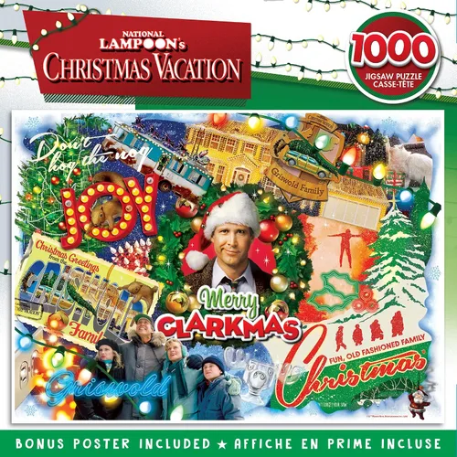 Vista 10 de MasterPieces Rompecabezas de Navidad de 1000 piezas, taller de Santa, 19.25 x 26.75 pulgadas