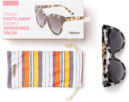 Vista 86 de OPTIMUM OPTICAL Gafas de sol protectoras UV atemporales para hombres y mujeres