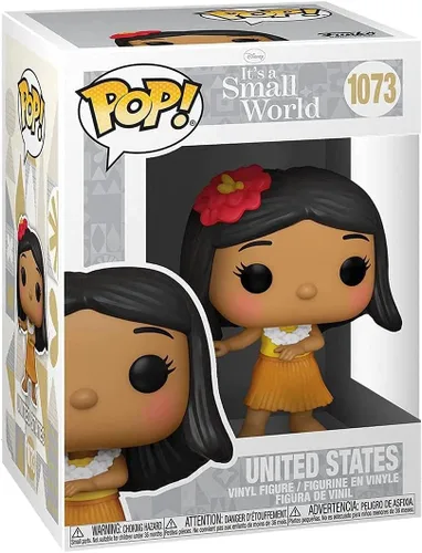 Vista 2 de Funko Figura coleccionable POP Disney Parks: Small World - USA Muticolor, 3.75 pulgadas, 55259