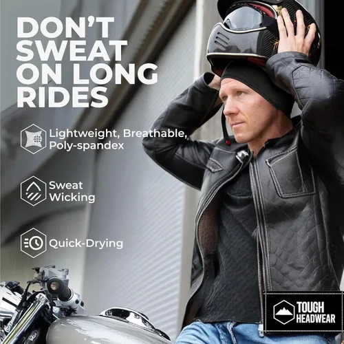 Vista 9 de Forro de casco de refrigeración para hombre, gorra de cráneo de ciclismo, forro de casco de motocicleta