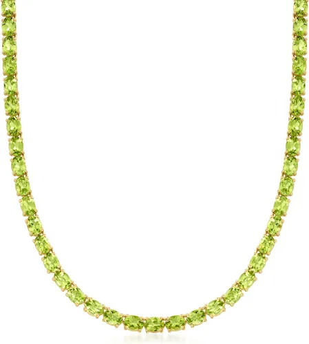 Vista 6 de Ross-Simons Gemstone Tennis Necklace in Sterling Silver