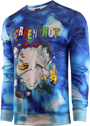 Vista 11 de Screenshot - Sudadera de forro polar con cuello redondo para hombre, estilo urbano de hip hop, sin botones F11080-neón