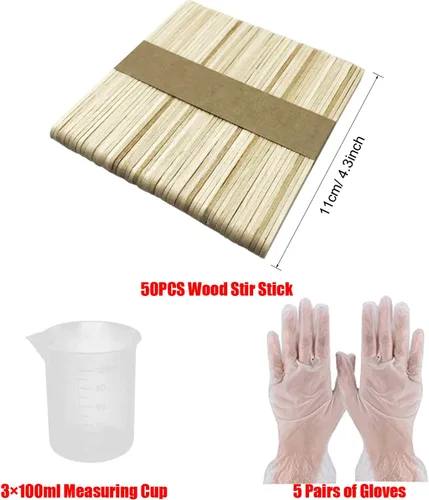 Vista 4 de Kit de 37 piezas de suministros de arte acrílico para verter coladores, 7 coladores de pintura de silicona de plástico, kits de herramientas