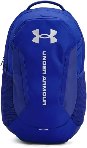 Vista 38 de Under Armour Mochila Hustle 6.0 unisex para adultos (002) Negro / Negro / Blanco