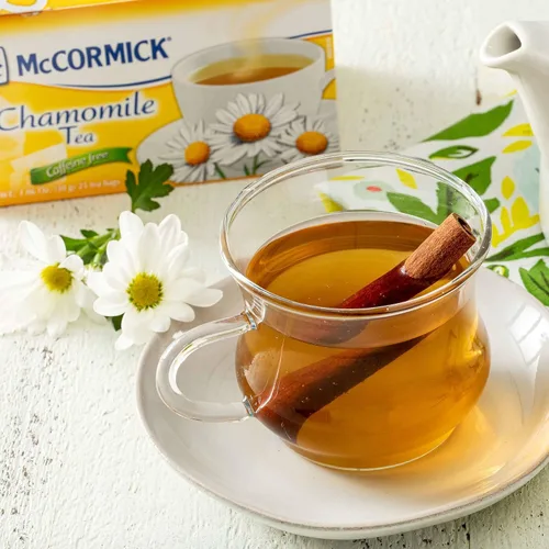Vista 6 de McCormick 25 bolsas de té de manzanilla sin cafeína, 1.06 onzas
