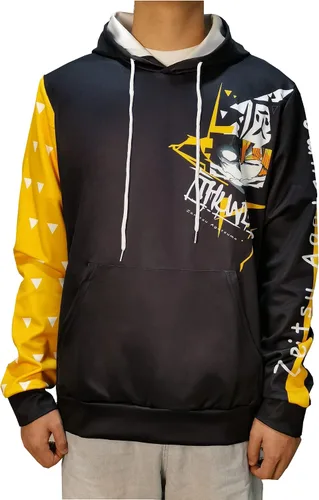 Vista 6 de TIMMOR MAGIC Sudadera con capucha de anime Slayer para hombre y mujer sudadera con capucha impresa en 3D