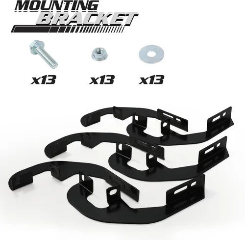Vista 5 de M-Auto Estribos laterales de 6 pulgadas compatibles con Chevy Silverado GMC Sierra 1500 2500HD 3500HD 2019-2025, cabina extendida, barras Nerf
