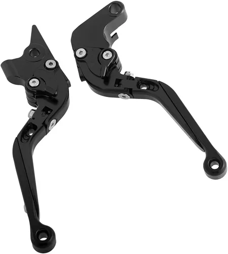 Vista 6 de Para Yamaha MT-07 2014-2020 Accesorios de motocicleta CNC ajustable plegable extensible freno embrague palancas (negro)