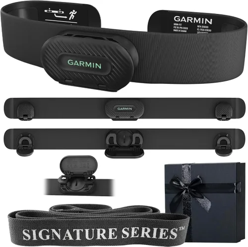 Vista 9 de Garmin HRM - Correa de pecho para monitor de frecuencia cardíaca, transmisión inalámbrica en tiempo real para ejercicio en interiores y exteriores