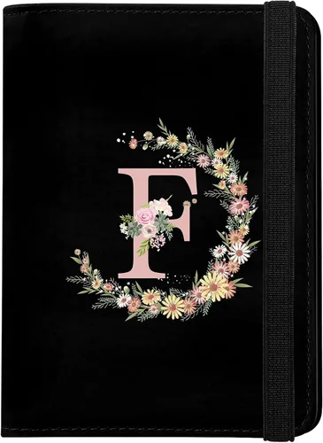 Vista 25 de Linda Funda para Pasaporte y Soporte Combo, Cubierta para Pasaporte con Bloqueo RFID, Compatible con Billetera para Hombres y Mujeres, Protector