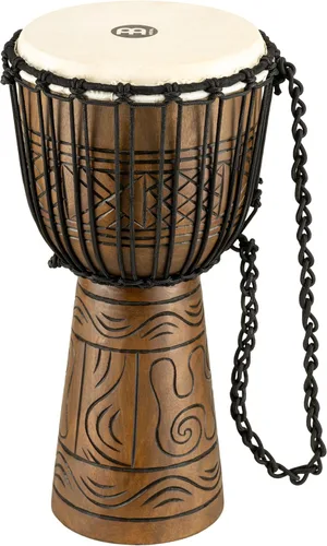 Vista 12 de Meinl Percussion Tambor Djembe 8" x 15.75" - NO HECHO EN CHINA Artefacto