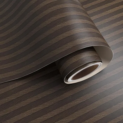 Vista 10 de VaryPaper Papel tapiz de rayas de madera rústica, papel de contacto de madera gris claro para paredes de gabinetes, extraíble, autoadhesivo
