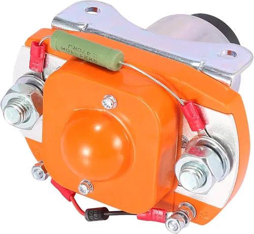 Vista 6 de X AUTOHAUX MZJ-400A Solenoide de contactor principal de metal y plástico para carrito de golf de 48 voltios 400A Reemplazo de solenoides