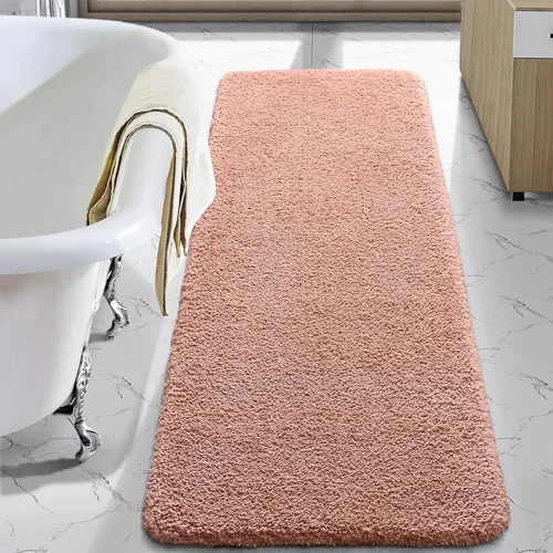 Vista 47 de LOCHAS Alfombra de baño de microfibra antideslizante de 36 x 24 pulgadas Gris