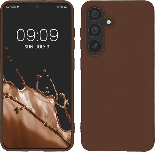 Vista 133 de kwmobile Funda compatible con Samsung Galaxy S23 - Funda protectora de silicona TPU suave y delgada - Piedra antigua