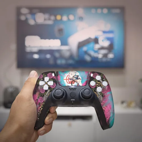 Vista 202 de Battman Custom PS-5 Controller Wireless compatible with Play-Station 5 Console by BCB Controllers Proudly Customized in USA with Permanent