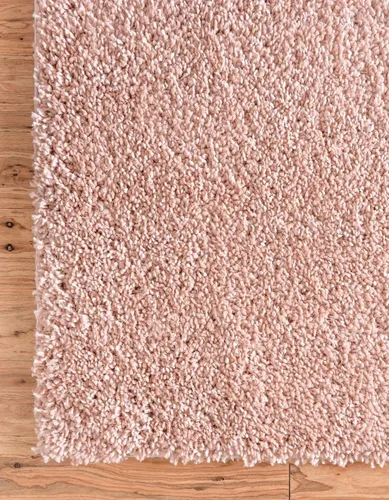 Vista 312 de Unique Loom Colección Davos Shag - Alfombra Lino