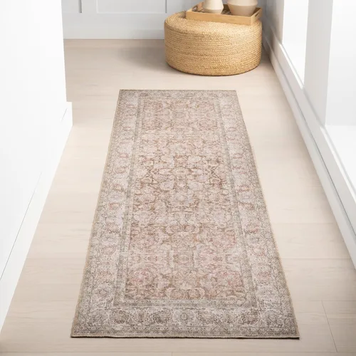 Vista 49 de nuLOOM Aether - Alfombra de área con medallón marrón, 8 x 10 pies Éter Marrón