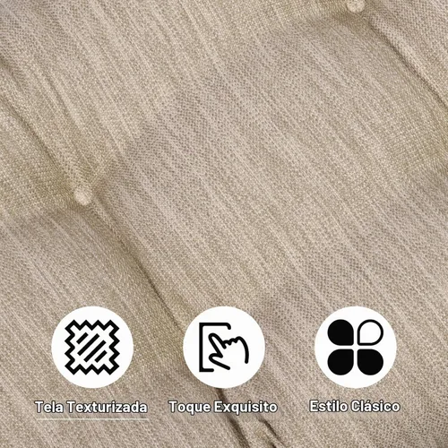 Vista 6 de baibu Almohadilla de banco clásica de 36 pulgadas de color sólido con lazos, almohada de banco rectangular súper suave para interiores y exteriores