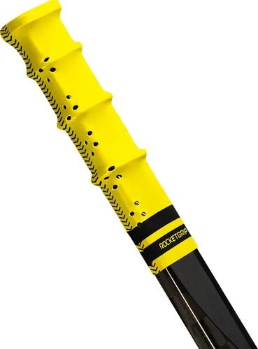 Vista 22 de Hockey Stick Replacement Grip – Stick Tape Alternative for Ice Hockey Negro