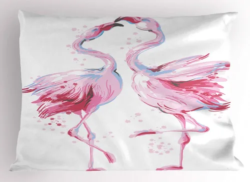 Vista 22 de Lunarable Juego de 2 fundas de almohada de caricaturas, automóvil deportivo de velocidad moderna, imagen exquisita del automóvil, ropa de cama