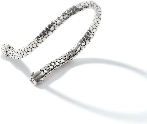 Vista 3 de Pulsera de cadena de 0256in de plata con lunares