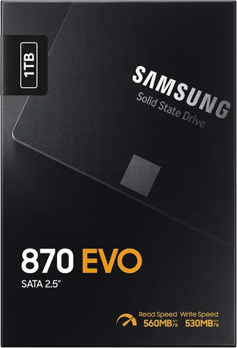 Vista 6 de Samsung SSD 870 EVO SATA III 2.5" 1TB, velocidades de lectura de hasta