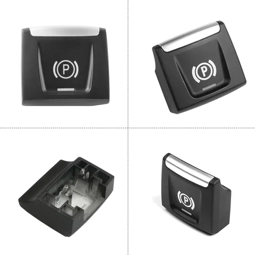 Vista 7 de Jaronx Compatible con cubierta de botón de freno de estacionamiento BMW X1 F48 2016-2019/X2 F39 2018-2019/2'F45 F46 2014-2019, interruptor