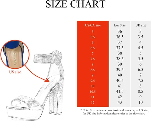 Vista 2 de DREAM PAIRS - Sandalias de plataforma con tacón alto en estilo Hi-Lo para mujer