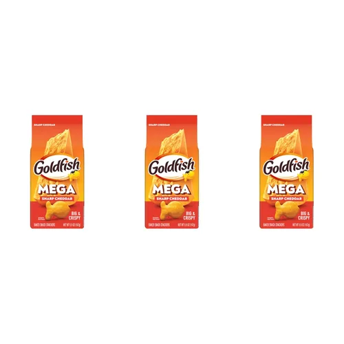 Vista 24 de Goldfish Galletas de queso cheddar para bebé, bolsa de 7.2 onzas