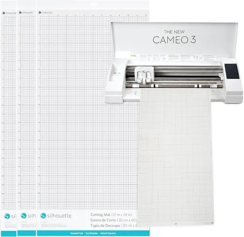 Vista 8 de Silhouette America CUT-MAT-24-3T Cameo - Alfombrilla de corte, color blanco