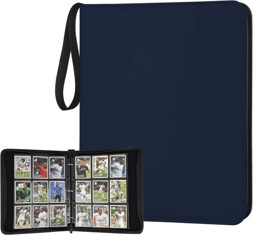 Vista 14 de GERMUN Carpeta de tarjetas coleccionables con 12 bolsillos, 720 bolsillos, carpeta de colección de tarjetas, carpeta de álbum de tarjetas para MTG