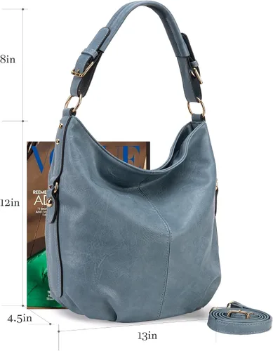 Vista 6 de Montana West Bolsos Hobo para mujer Bolsos de hombro y bolsos