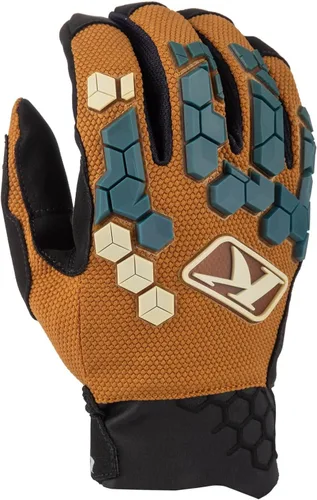 Vista 4 de KLIM Guantes de motociclismo para hombre Dakar Dual Sport/Off-Road