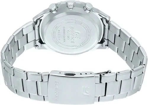Vista 4 de Casio Edifice cronógrafo cuarzo negro Dial reloj de los hombres EFR-S567D-1AVUDF