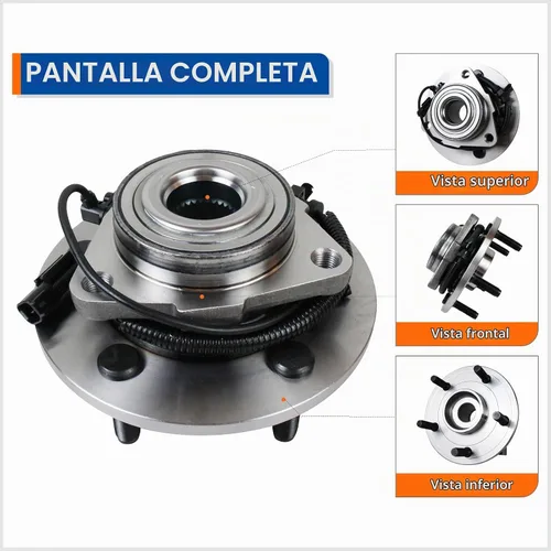 Vista 3 de PAROD 515151 Buje de rueda delantera para Ram 1500, Ram 1500 Classic ABS 5