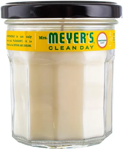 Vista 13 de Mrs. Meyer's Vela aromática de soja para aromaterapia, 35 horas de tiempo de combustión, hecha con cera de soja y aceites esenciales, edición