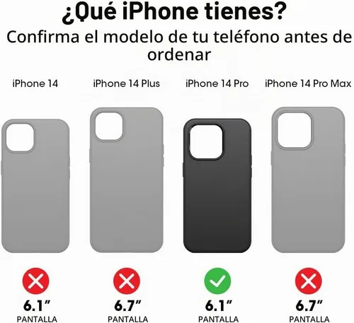 Vista 2 de OtterBox Funda para iPhone 14 Pro Max Defender Series, color negro, resistente y duradera, con protección de puerto, incluye soporte de clip de funda