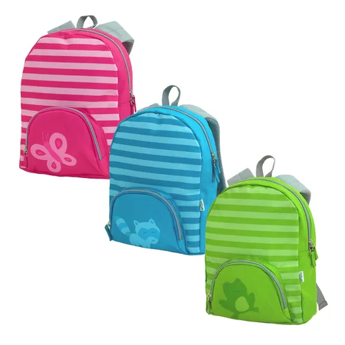 Vista 2 de Mochila de brotes verdes Aqua Mapache