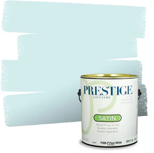 Vista 29 de PRESTIGE Pintura interior e imprimación en uno, salpicaduras acuosas, cáscara de huevo, 1 galón