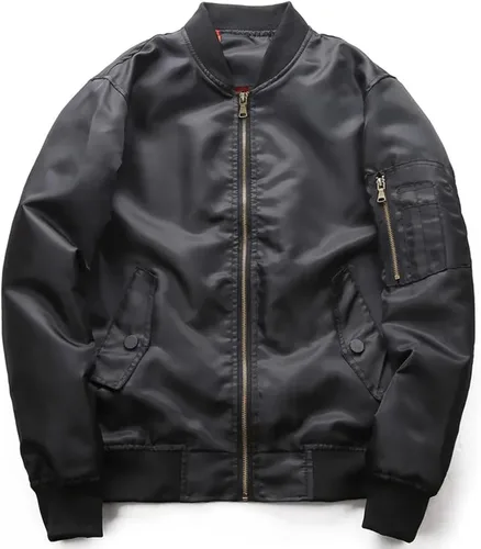 Vista 4 de Chaquetas cortavientos para hombre, ligeras, a la moda, elegantes, para primavera, otoño, informales, impermeables, M-5XL