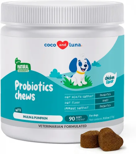 Vista 9 de Probióticos para gatos - Soporte para diarrea y gases - con inulina y prebióticos - Salud intestinal digestiva - Alergias, apoyo