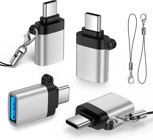 Vista 8 de Adaptador USB C a USB, USB C hembra a USB macho adaptador para iPhone Negro