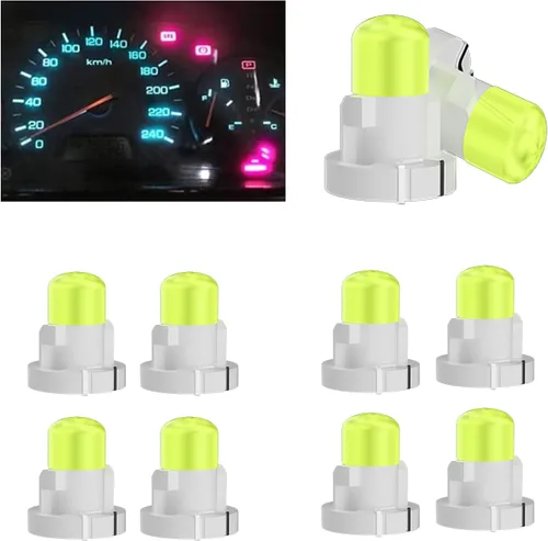 Vista 7 de YONGMING T3 Bombilla LED Neo Azul en Forma de Cuña para Control de Calentador del Clima, Ignición, Panel de Instrumentos, Indicador de Tablero